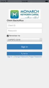 MNCL Backoffice screenshot #1 for iPhone