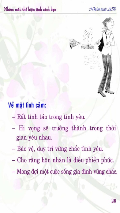 Screenshot #2 pour NHÓM MÁU THỂ HIỆN TÍNH CÁCH