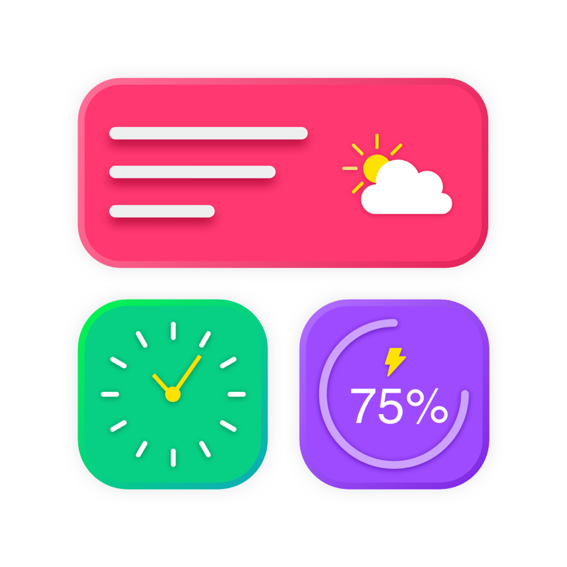 Widgets Thema Icons ändern