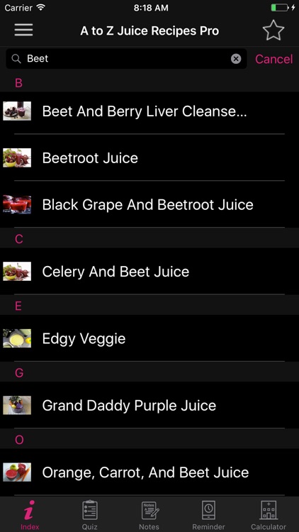 AZ Juice Recipes screenshot-6