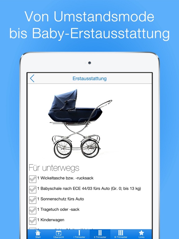 Screenshot #5 pour Checklisten für Schwangere PRO