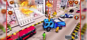 Fire Truck Department Games 3D screenshot #5 for iPhone