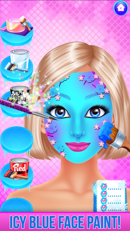 Ice Princess Face Paint Salon screenshot-5