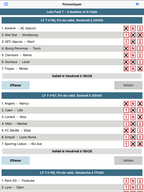 Screenshot #5 pour Concours Pronostics