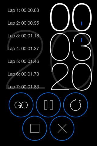 BePro Stopwatch screenshot 2