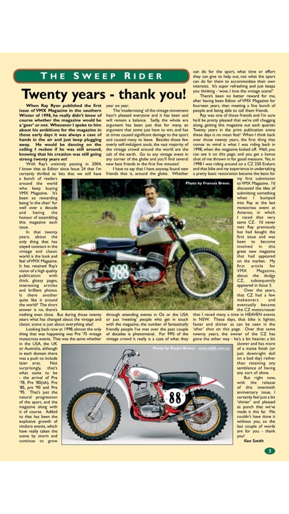VMX Magazine – Vintage Motocross & Dirt Bike Quarterly