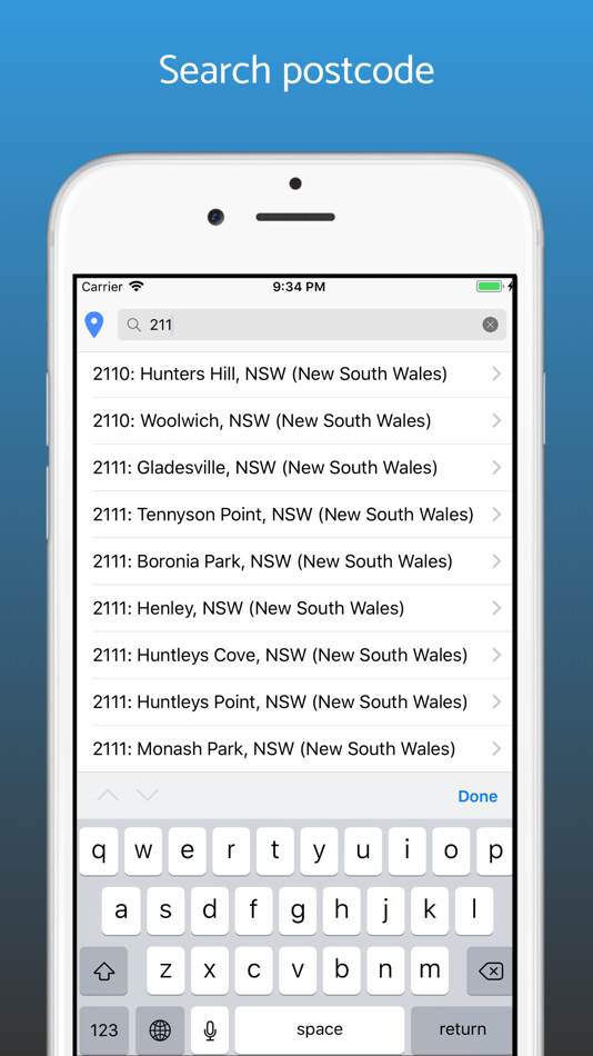 #3. Postcode Australia New! (iOS) Göre: ZTech Pty Ltd