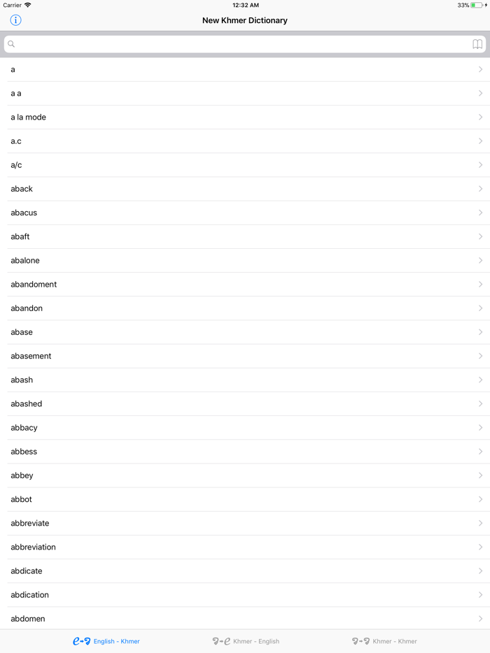 New Khmer Dictionary