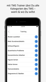 tms trainer iphone bildschirmfoto 2