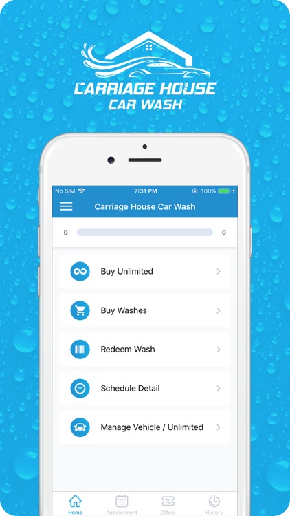 Carriage House Car Wash App