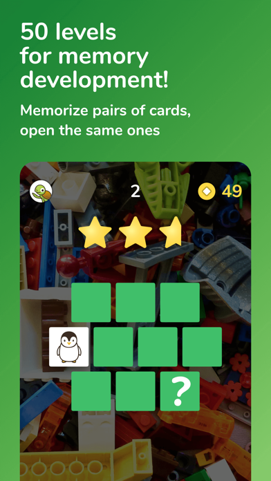 Memo Lands - memory card game Screenshot
