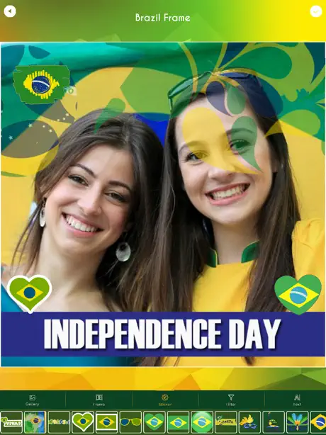 Brazil Independance Day Frame
