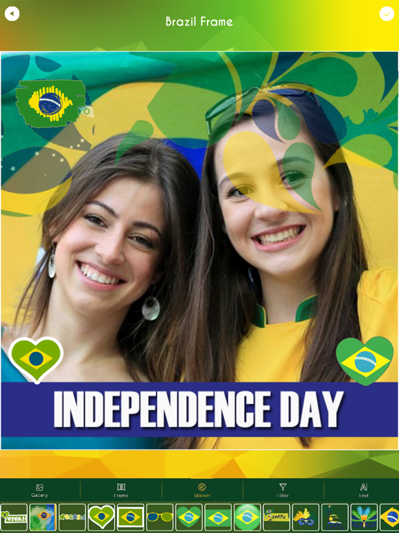 Screenshot #4 pour Brazil Independance Day Frame
