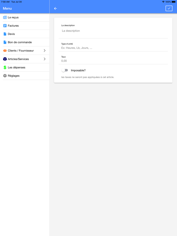 Screenshot #6 pour Invoice, Receipt & Estimate