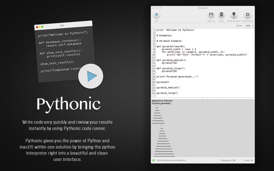 Pythonic - 1.0.0 - (macOS)