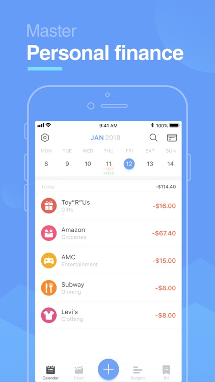 Pocket Expense Lite screenshot-0
