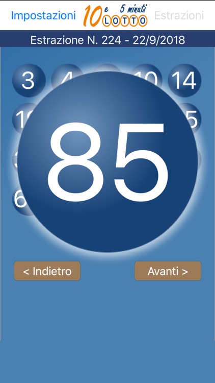 Estrazioni 10 e lotto 5 minuti