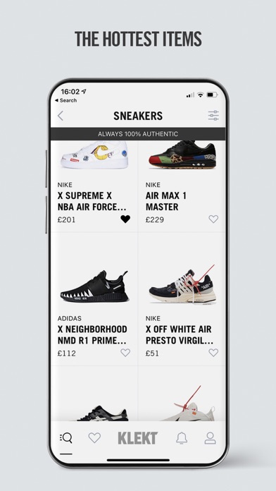 KLEKT – Sneakers & Streetwear Screenshot