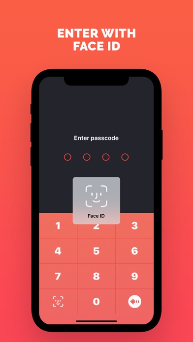 Lock notes - notes with password Screenshot 1