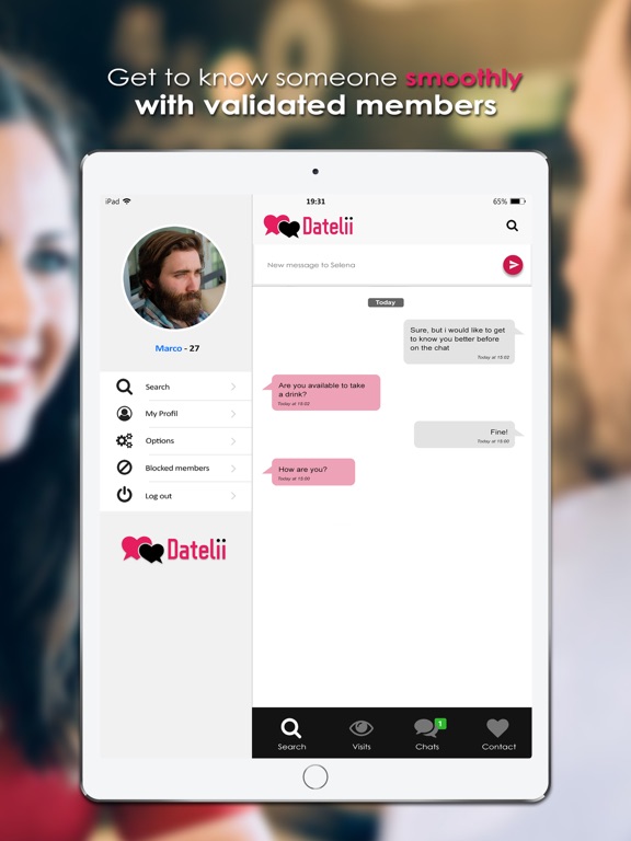 Datelii - Rencontre iPad screenshot 5 - Social Networking app