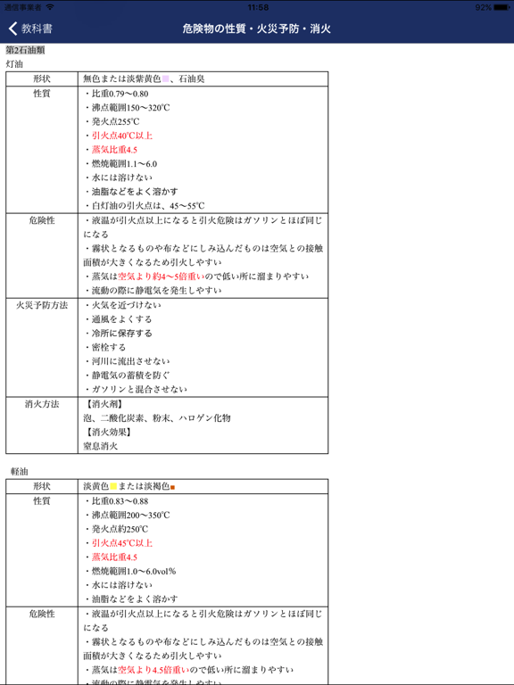 パブロフ危険物乙４類 iPad screenshot