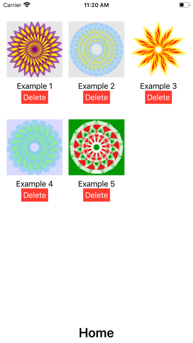 Flower Mandala Generator Screenshot