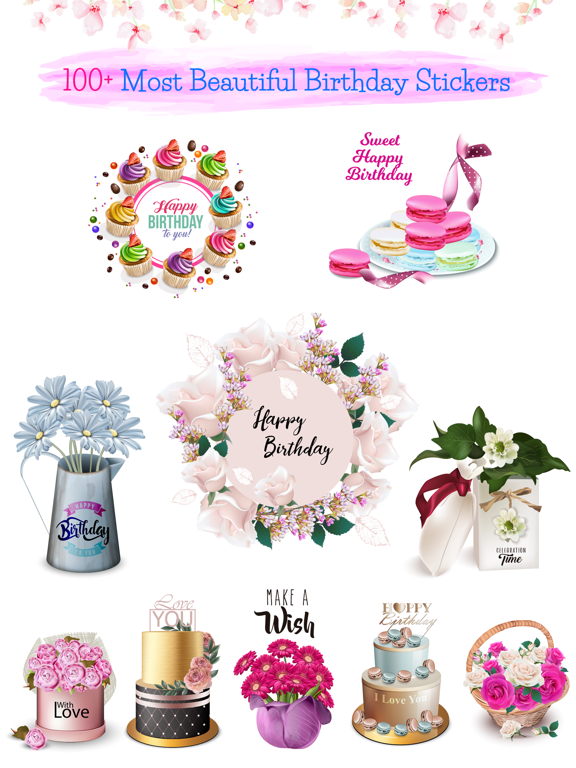 Screenshot #4 pour Beautiful Happy Birthday Pack