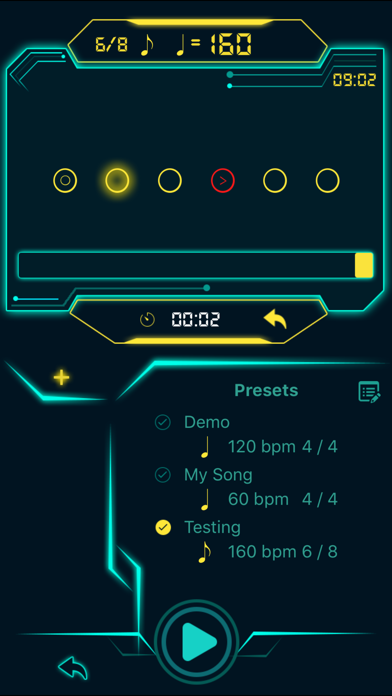 Screenshot #3 pour TempoHero Pro Metronome