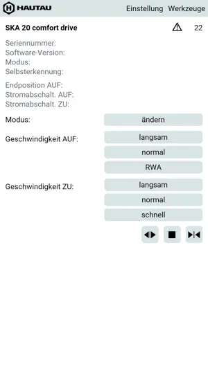 HAUTAU ConfigTool screenshot 2