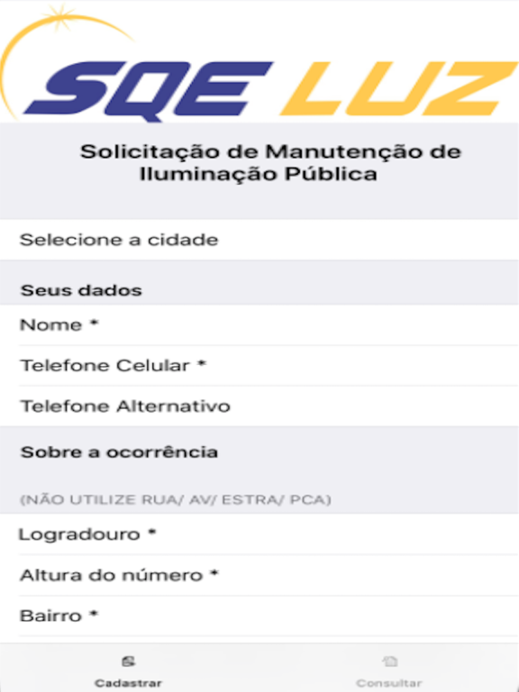 Screenshot #4 pour SQE Luz - Iluminação Pública
