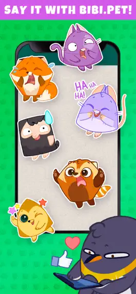 Game screenshot Bibi Stickers Animated Emoji mod apk