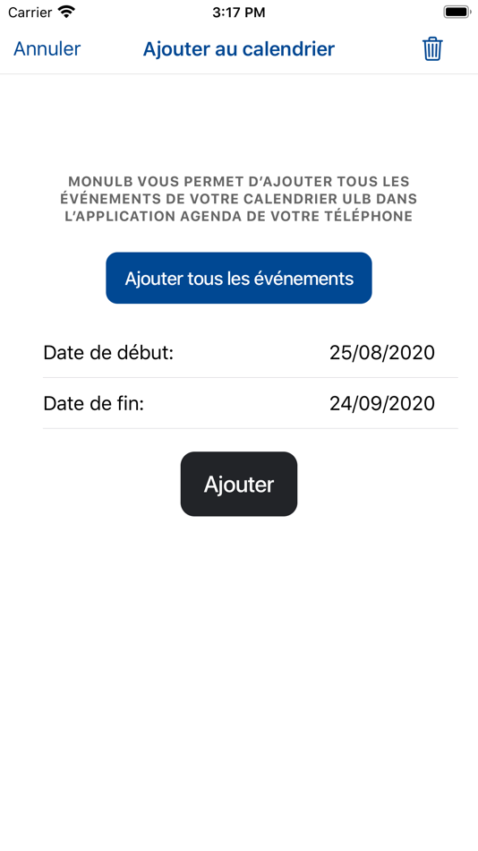 #5. MonULB (iOS) 由: Université Libre de Bruxelles