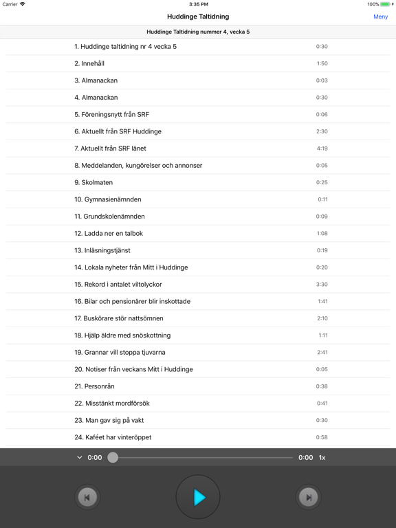 Screenshot #5 pour Huddinge Taltidning
