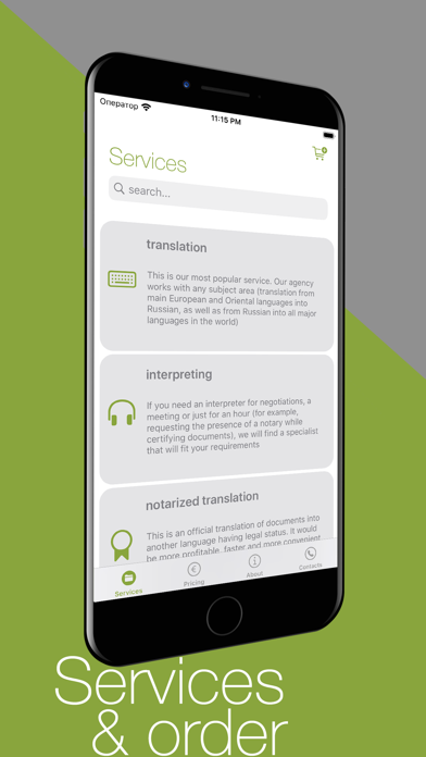 Lexicon - online translations Screenshot