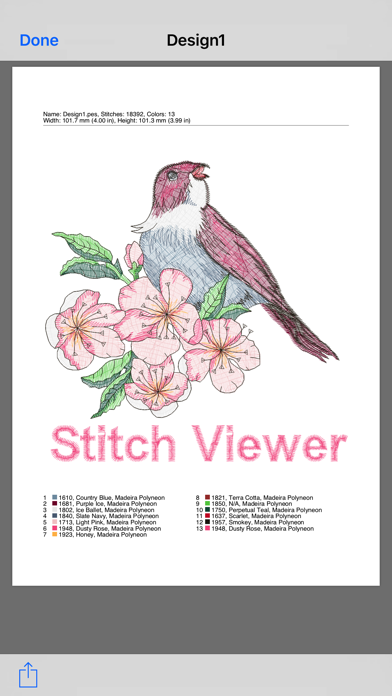 Stitch Viewer Pro Screenshot