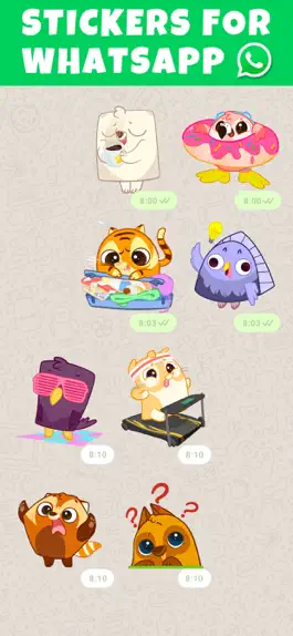 Game screenshot Bibi Stickers Animated Emoji apk