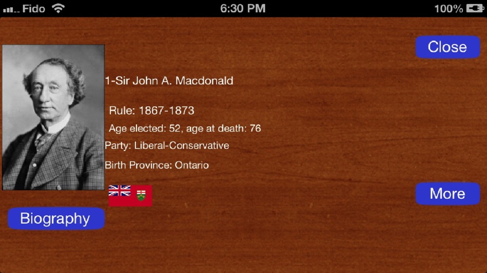 #3. Canadian Prime Ministers Ency. (iOS) 由: FadiSoft Inc.