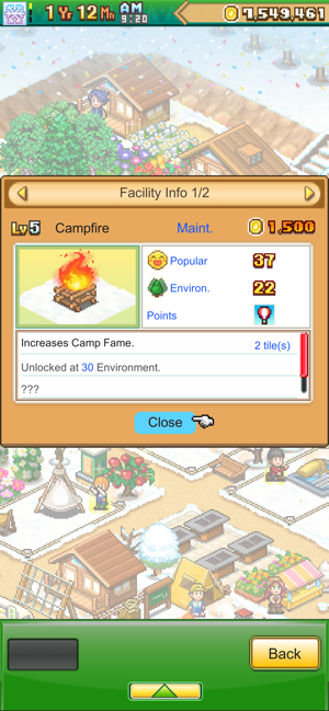 Screenshot der Forest Camp Story