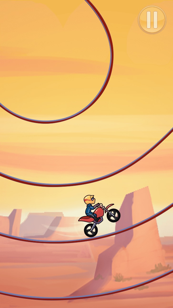 Bike Race: Free Style Games iOS Mod IPA screenshot 1 - iOS game interface