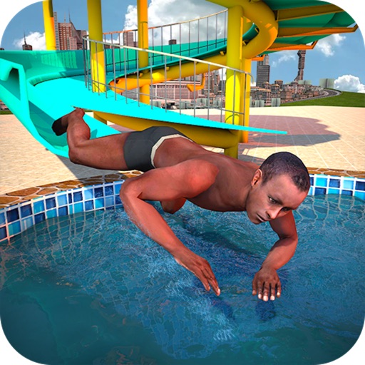 Water Slide Sim Games 2018 Icon