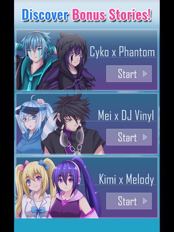 Gacha Memories - Visual Novel iPad screenshot 7 - Games app