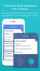 CircleBack - Updated Contacts screenshot