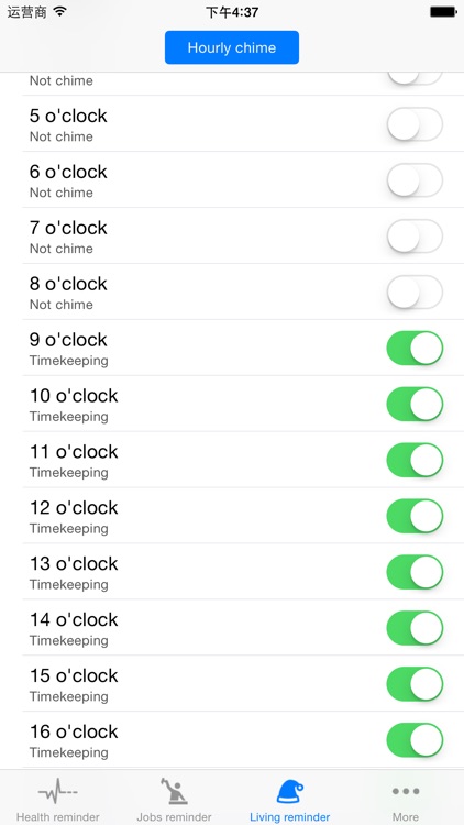 Slob Reminder- hourly schedule screenshot-3