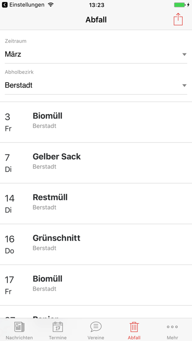 Wölfersheim Gemeinde App Screenshot