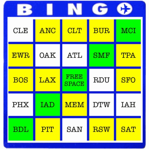 Airport Bingo!