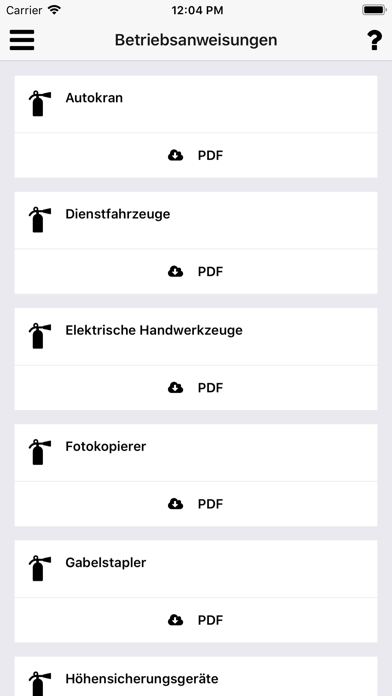 App screenshot