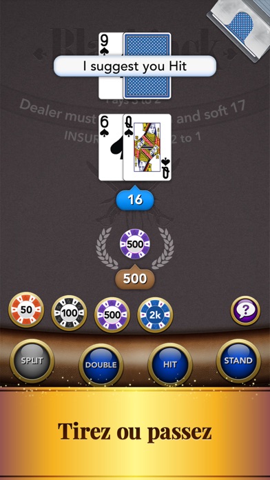 Screenshot #3 pour Blackjack - Jeu de cartes