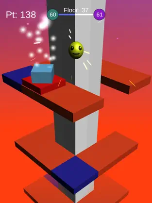 Ball Helix Tower, game for IOS