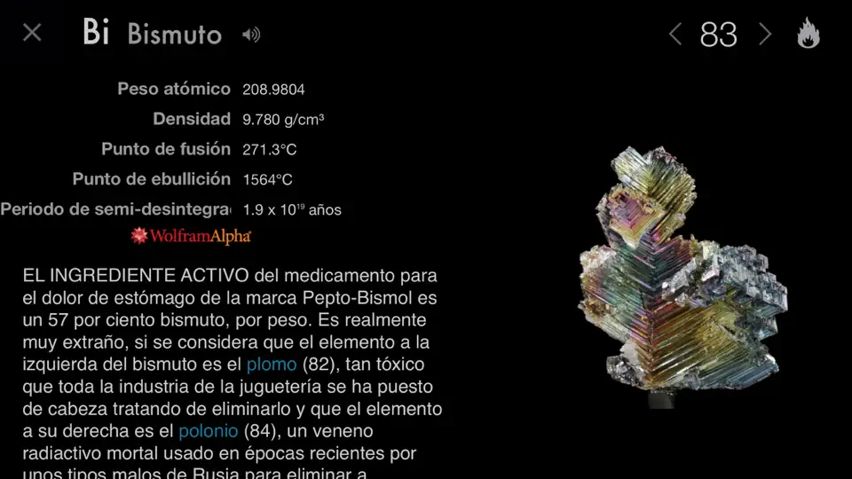 Captura de pantalla de Los Elementos en iPhone 2