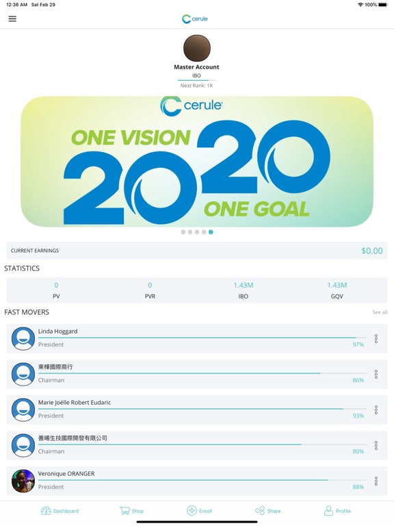 Cerule iPad screenshot 2 - Business app